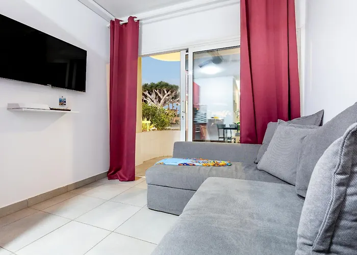 1012 Cristianos Front Row Sea, Pool Free Wifi * Arona (Tenerife)